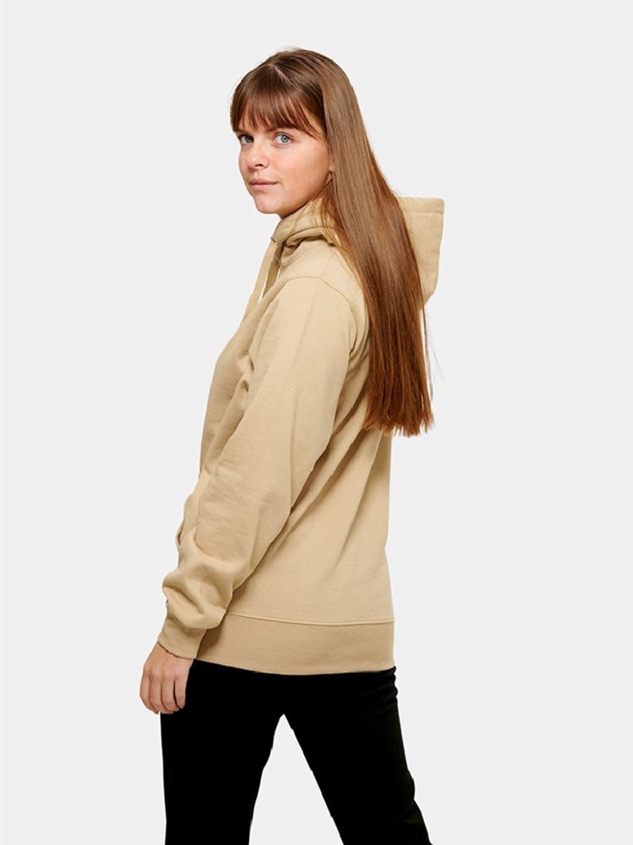 Dame TeeShoppen Trojer | Oversized Hoodie - Sand