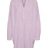 Dame Vero Moda Skjorter & Bluser | Isabell Fold Up Tunika - Prism Pink