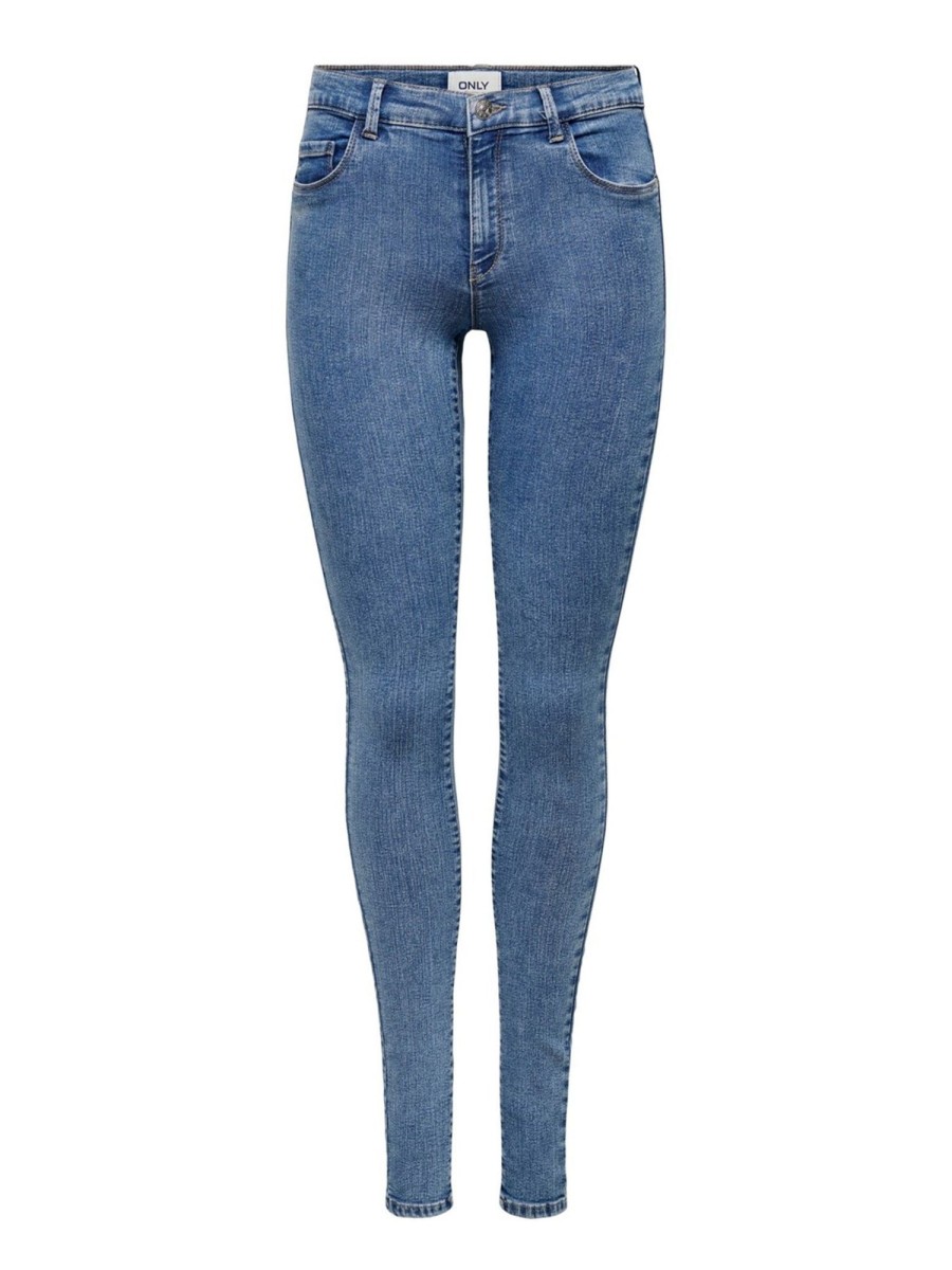 Dame ONLY Jeans | Rain Skinny Fit Jeans - Denim Blue