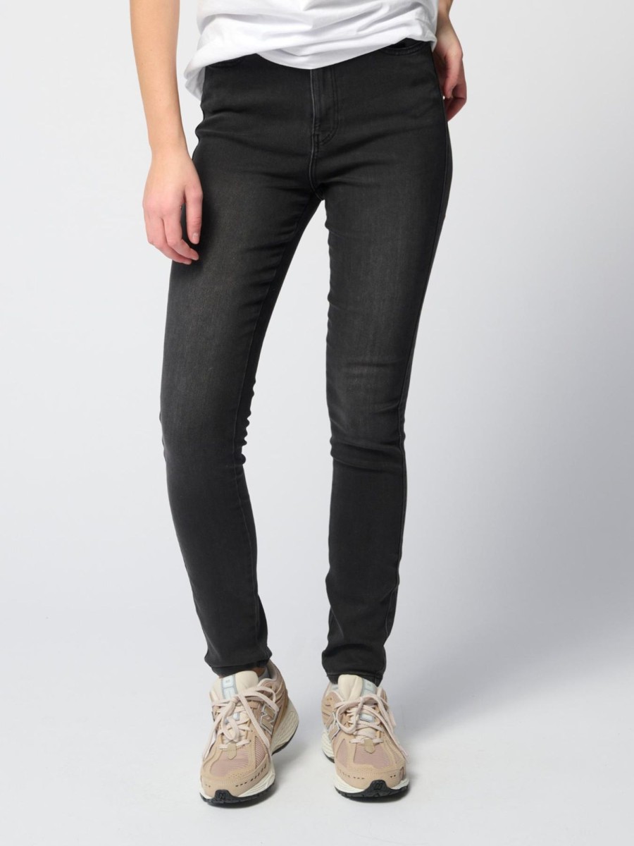 Dame TeeShoppen Jeans | De Originale Performance Skinny Jeans - Washed Black Denim