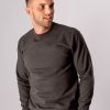 Herre TeeShoppen Trojer | Basic Crewneck - Morkegra