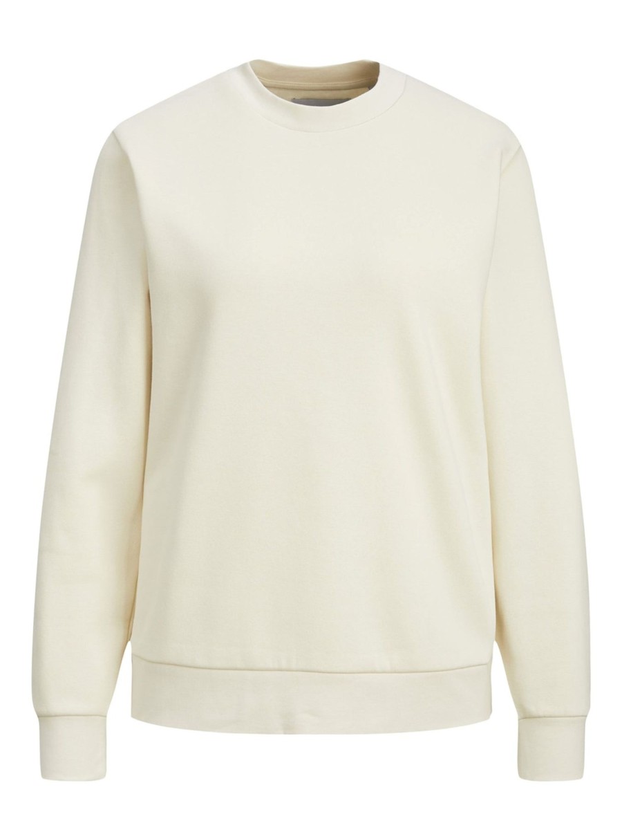 Dame TeeShoppen Trojer | Basic Sweatsaet (Lys Beige) - Pakketilbud (Dame)