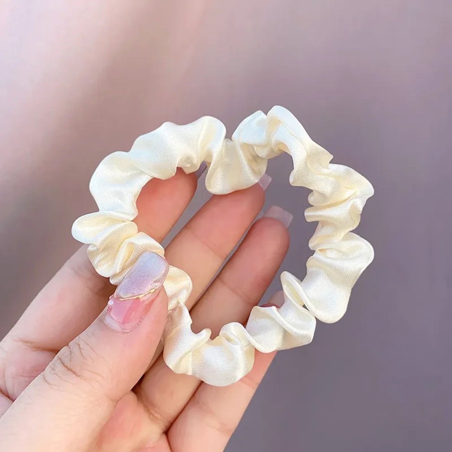 Dame TeeShoppen Har Accessories | Kamilla Scrunchie - Hvid