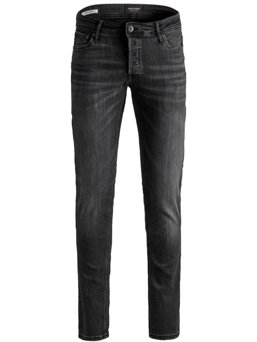 Herre Jack u0026 Jones Jeans | Glenn Original Jeans - Sort Denim