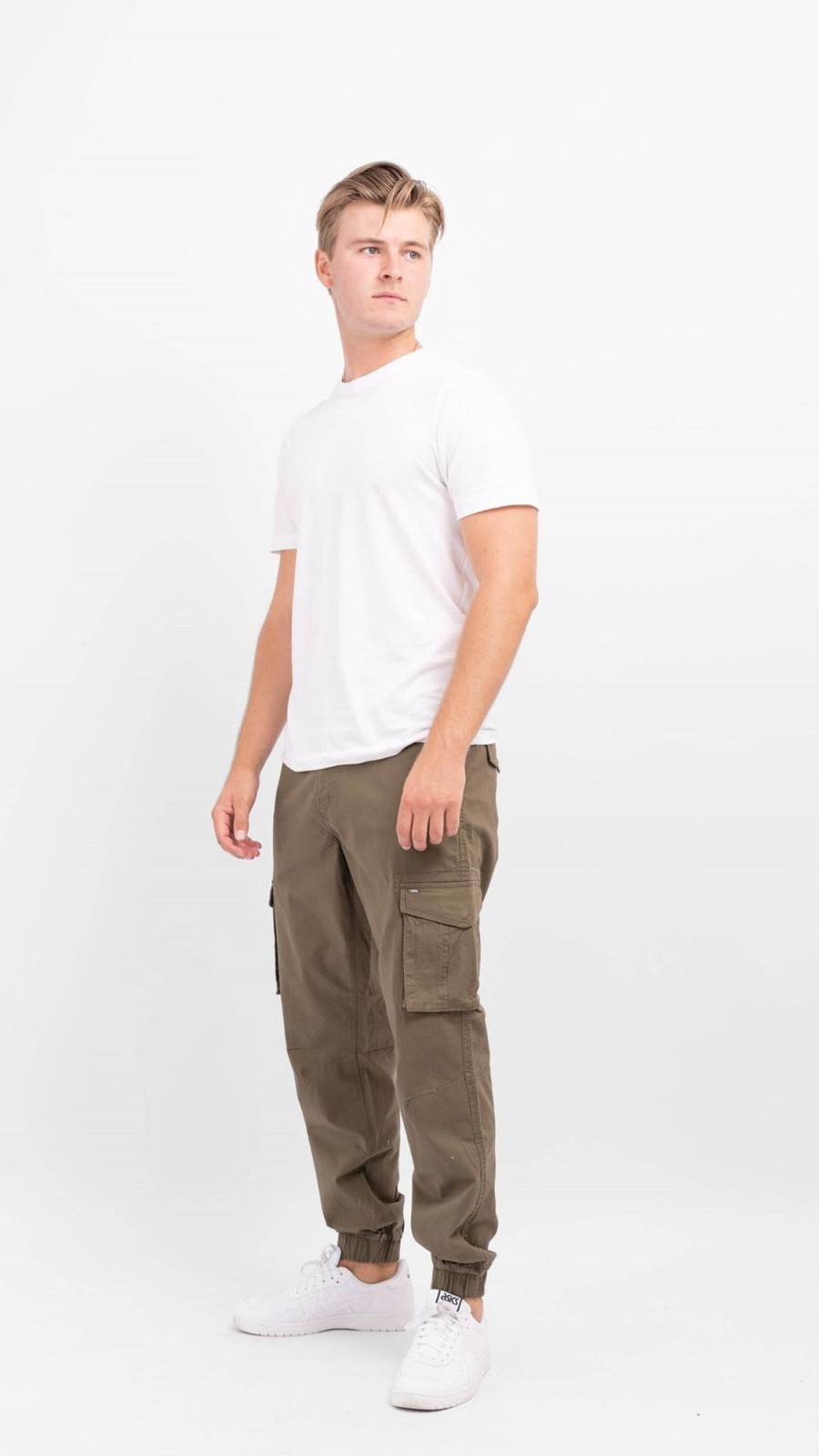 Herre Only u0026 Sons Bukser | Mike Cargo Pants - Oliven