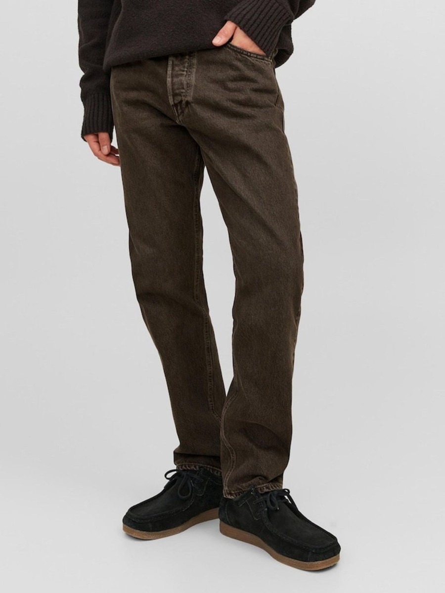 Herre Jack u0026 Jones Jeans | Chris Loose Jeans - Chocolate Brown