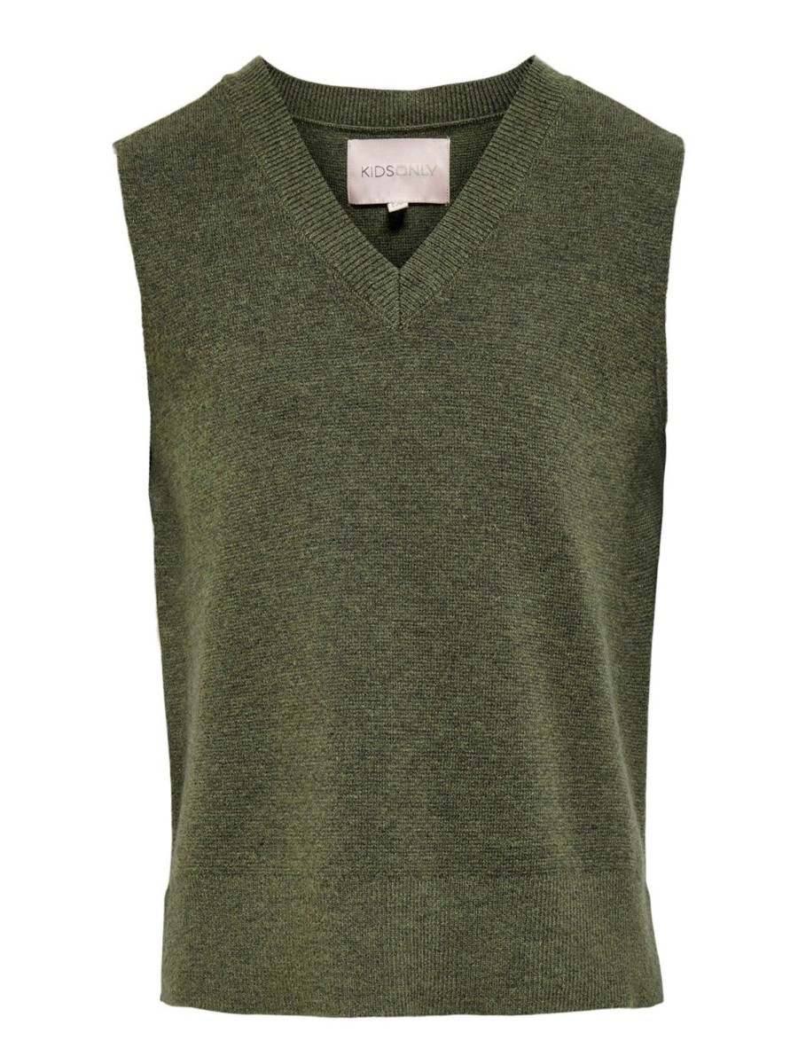 Born Kids Only Overdele | Dallas Vest - Dusty Green