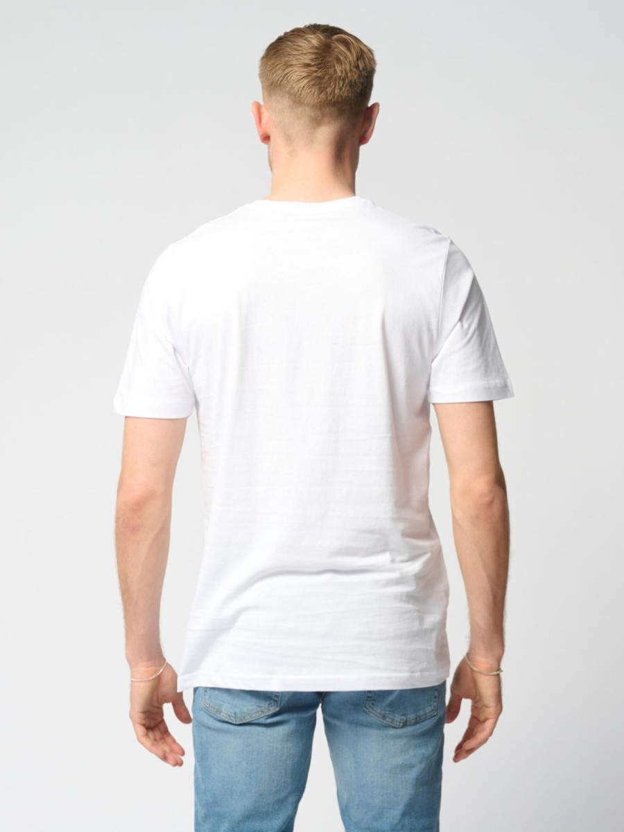 Herre TeeShoppen T-Shirts | Basic T-Shirt - Hvid