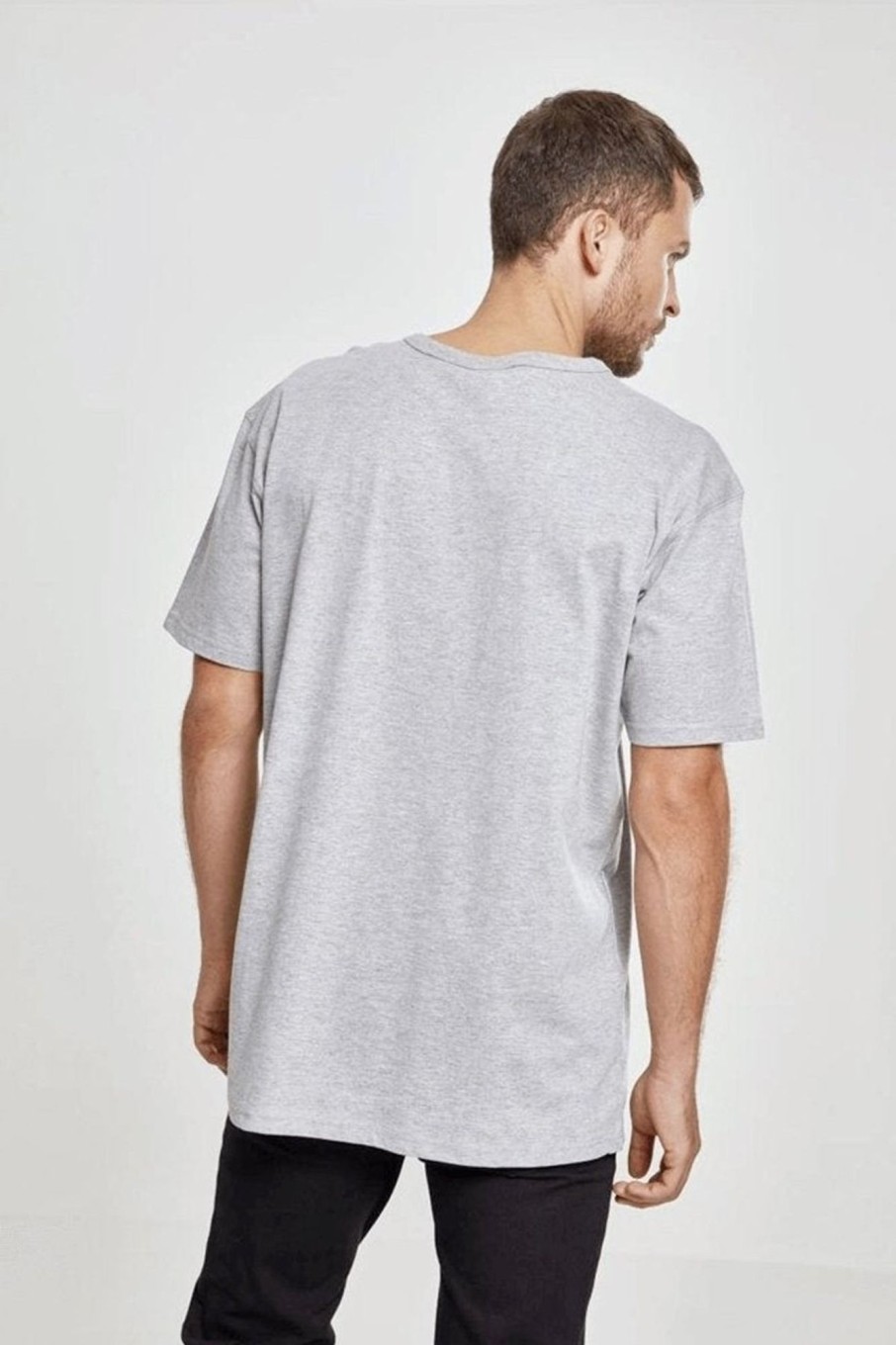 Herre TeeShoppen T-Shirts | Oversized T-Shirt - Oxford Gra