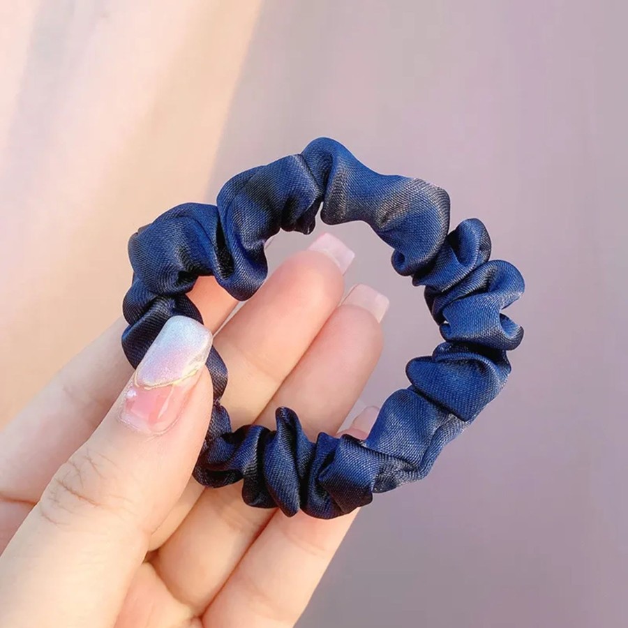 Dame TeeShoppen Har Accessories | Kamilla Scrunchie - Navy