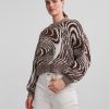 Dame PIECES Strik | Mara O-Neck Strik - Chicory Coffee