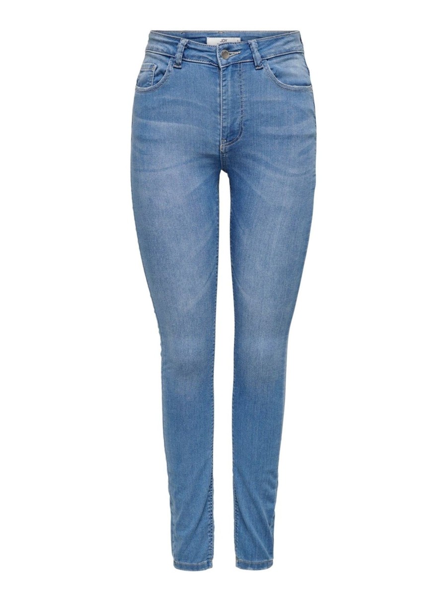 Dame Jacqueline de Yong Jeans | De Originale Performance Jeans - Lysebla (Mid Waist)