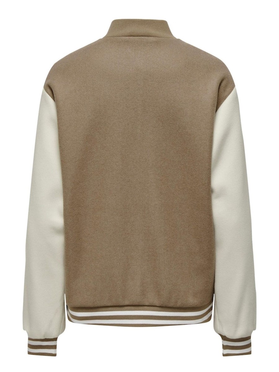 Dame ONLY Jakker & Frakker | Silja Life Bomber Jacket - Simply Taupe