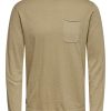 Herre Only u0026 Sons Trojer | Pocket Crewneck Strik - Incense