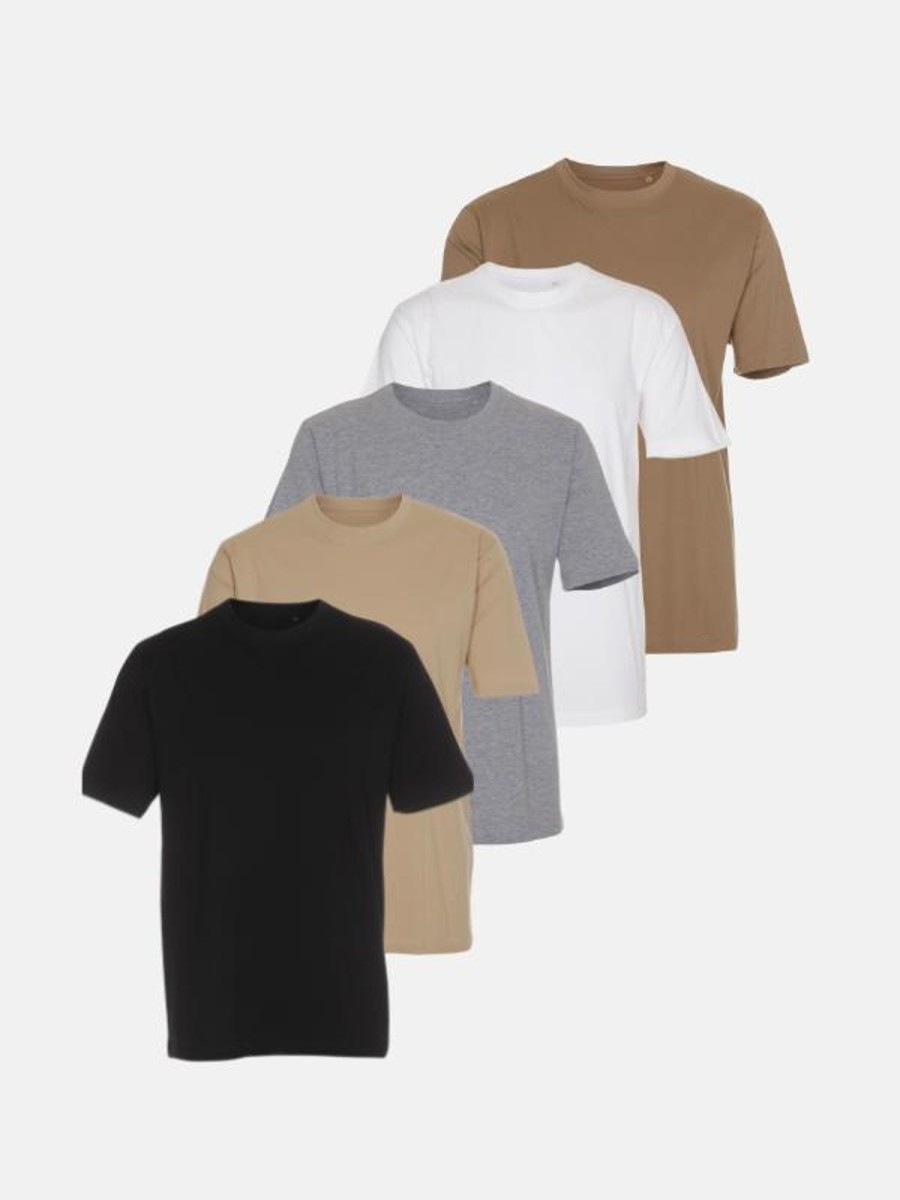 Dame TeeShoppen T-Shirts & Toppe | Oversized T-Shirt - Kvinde Pakketilbud (5 Stk.)