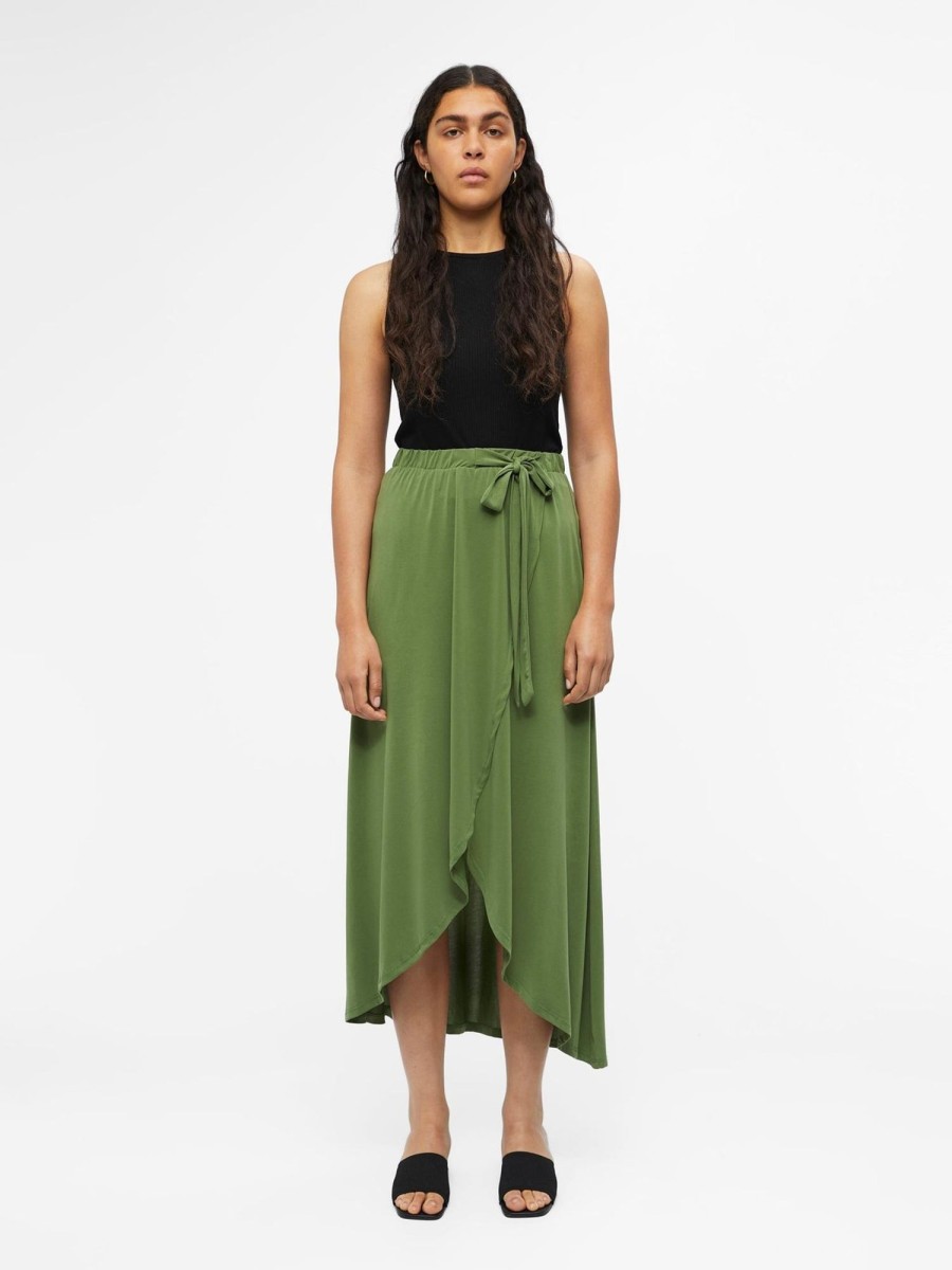 Dame Object Nederdele | Jannie Maxi Skirt - Vineyard Green