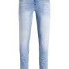 Herre Jack u0026 Jones Jeans | Liam Skinny Fit - Light Blue Denim