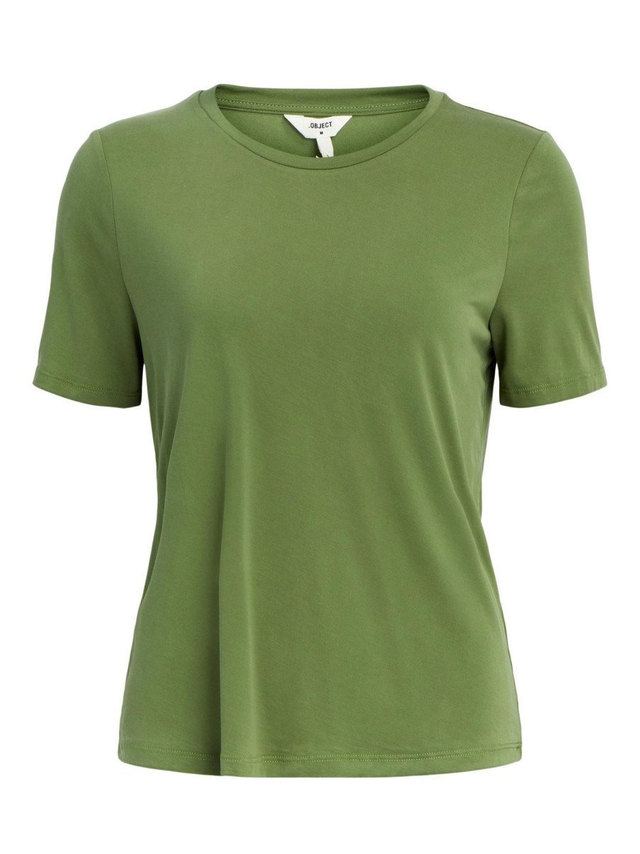 Dame Object T-Shirts & Toppe | Jannie T-Shirt - Vineyard Green