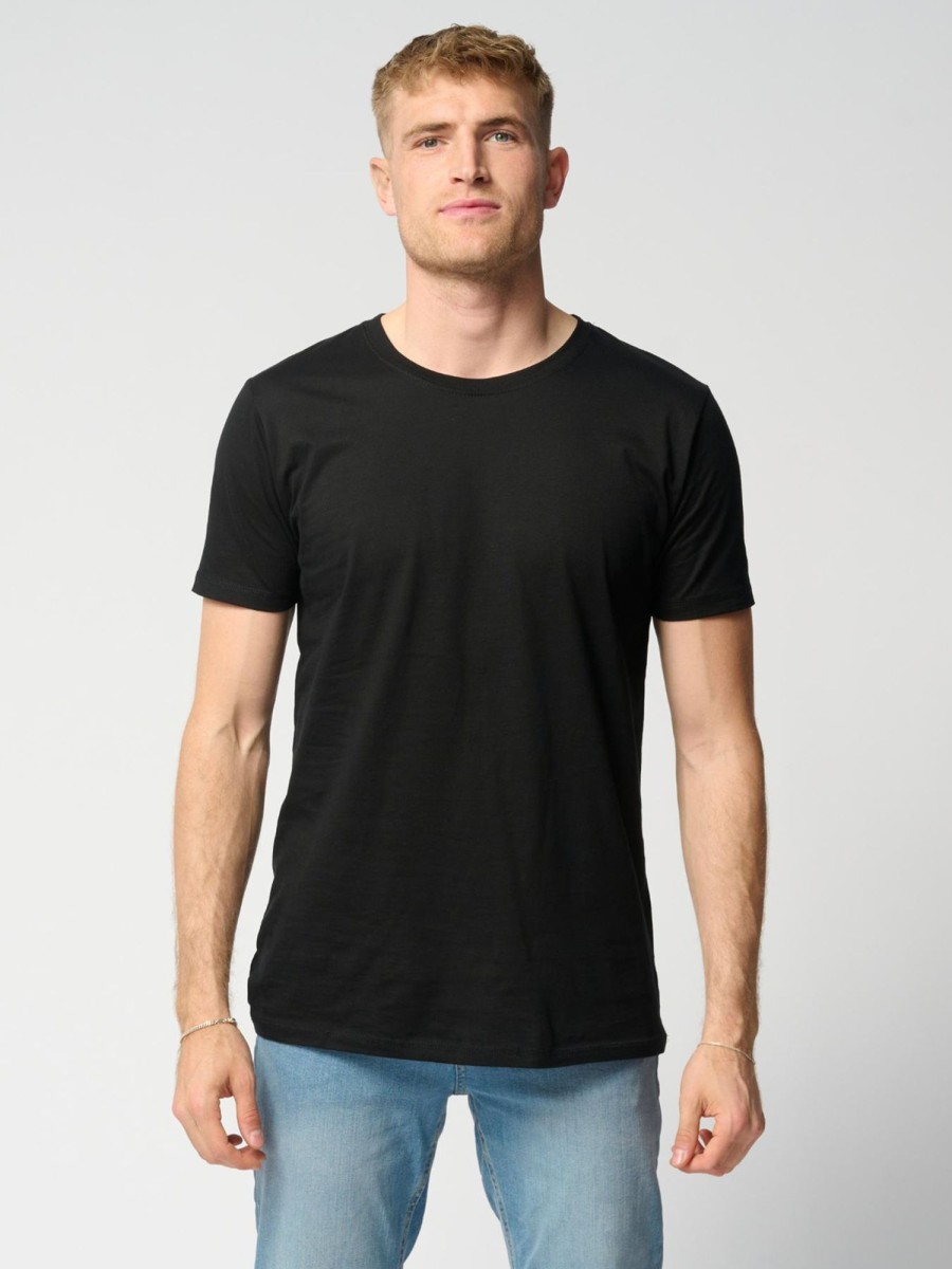 Herre TeeShoppen T-Shirts | Muscle T-Shirt - Sort