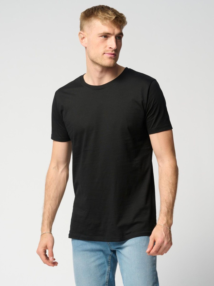 Herre TeeShoppen T-Shirts | Muscle T-Shirt - Sort