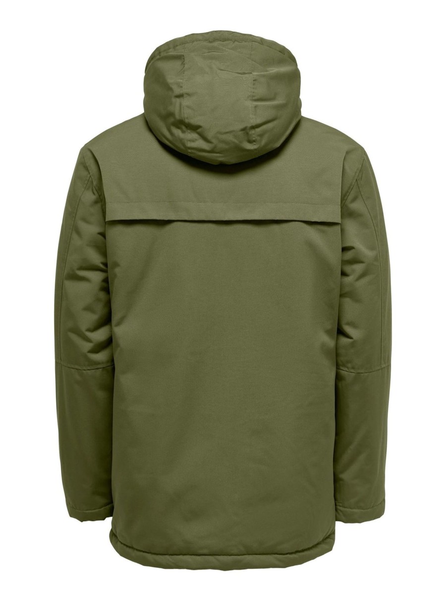 Herre Only u0026 Sons Jakker & Frakker | Jayden Parka - Winter Moss