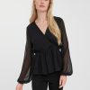 Dame Vero Moda Skjorter & Bluser | Kaya Bluse - Sort