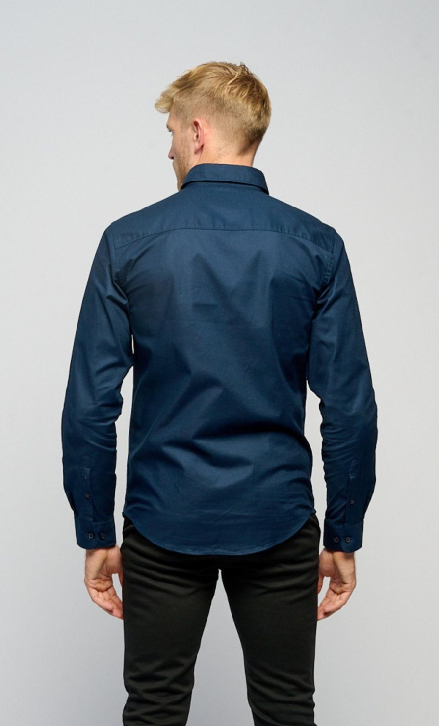 Herre TeeShoppen Skjorter | Den Originale Performance Oxford Skjorte - Navy