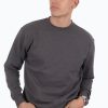 Herre TeeShoppen Trojer | Crewneck Troje - Morke Gra