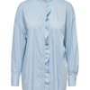 Dame ONLY Skjorter & Bluser | Sofia Frill Bluse - Airy Blue