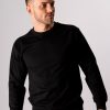 Herre TeeShoppen Trojer | Basic Crewneck - Sort