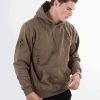 Herre TeeShoppen Trojer | Ripped Hoody - Army Gron