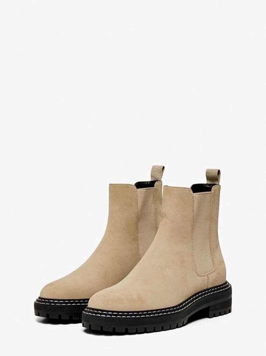 Dame ONLY Sko | Beth Boots - Sand