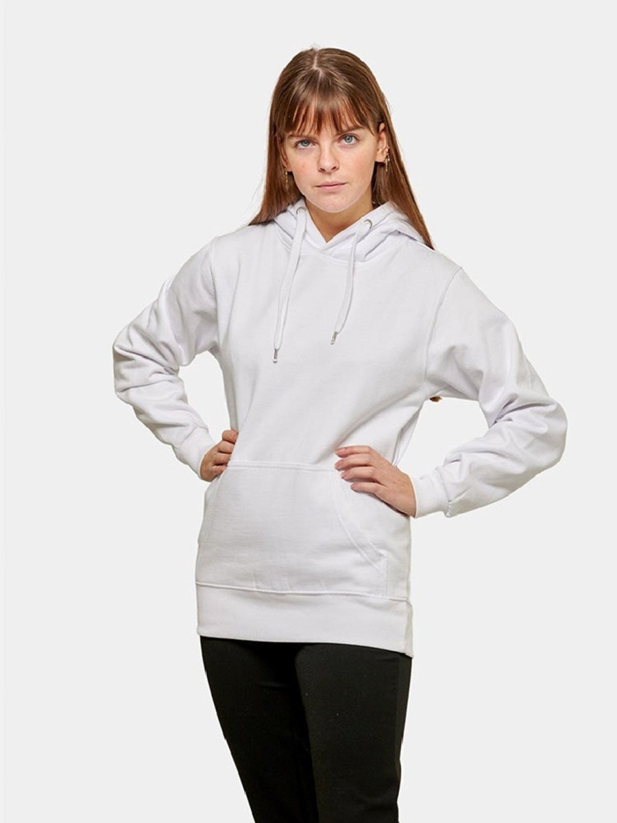 Dame TeeShoppen Trojer | Oversized Hoodie - Hvid