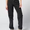 Dame TeeShoppen Jeans | De Originale Performance Mom Jeans - Washed Black Denim