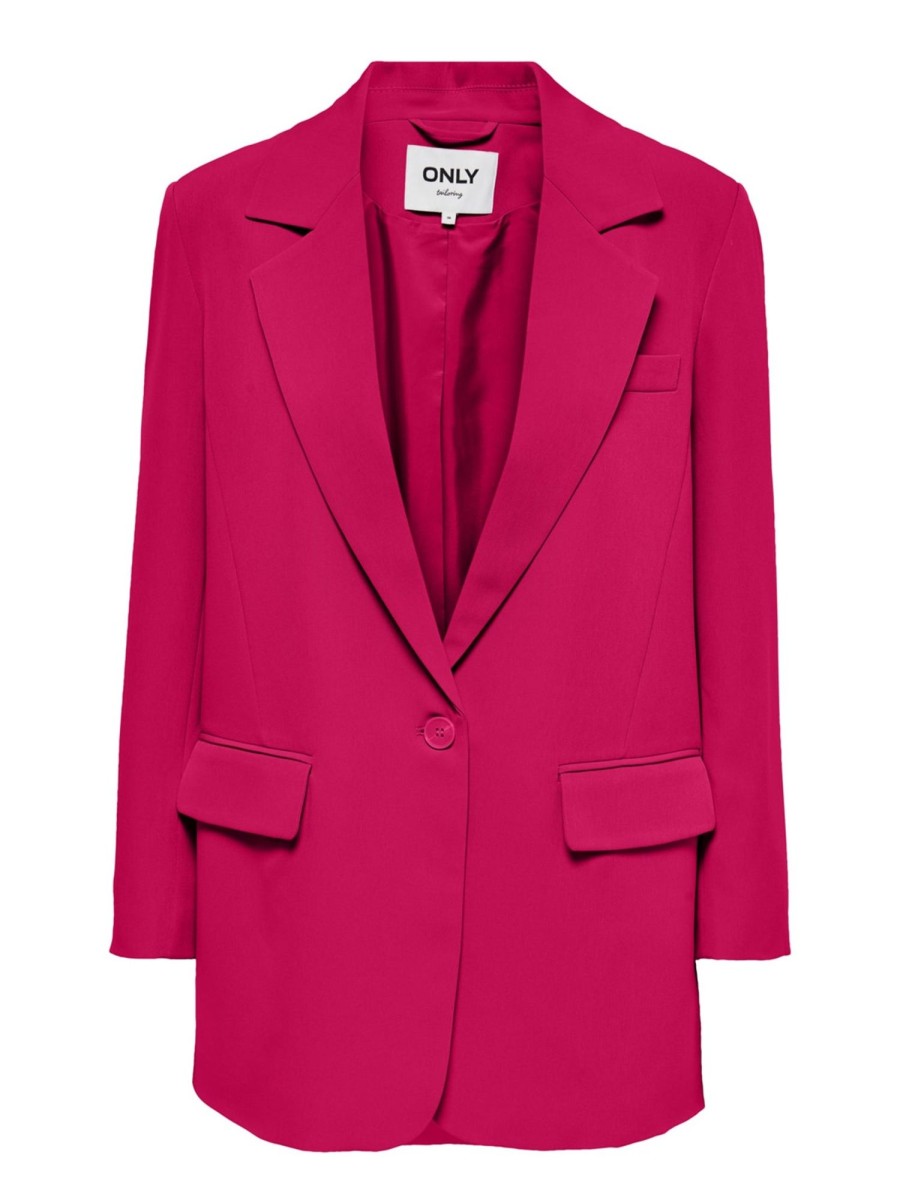 Dame ONLY Blazere | Lana-Berry Oversized Blazer - Love Potion