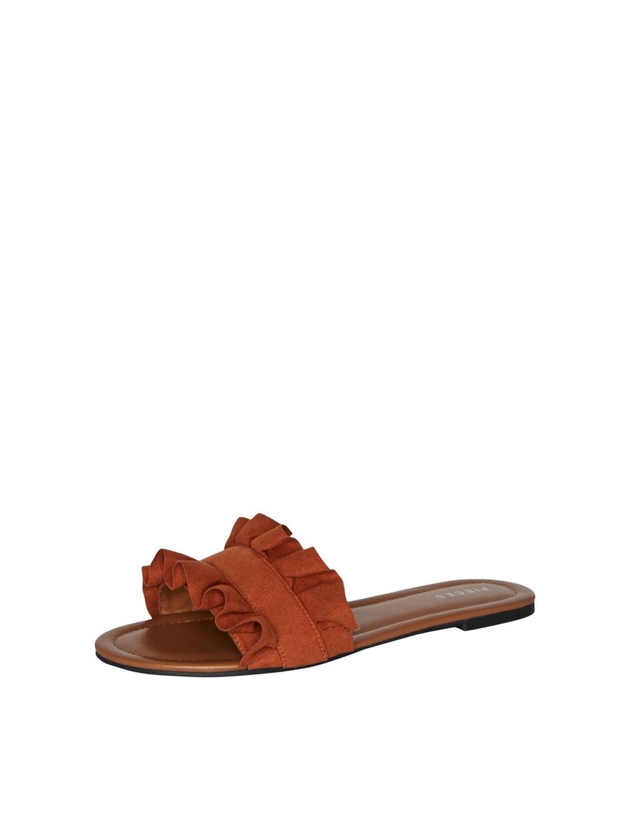 Dame PIECES Sko | Nola Sandaler - Coconut Shell