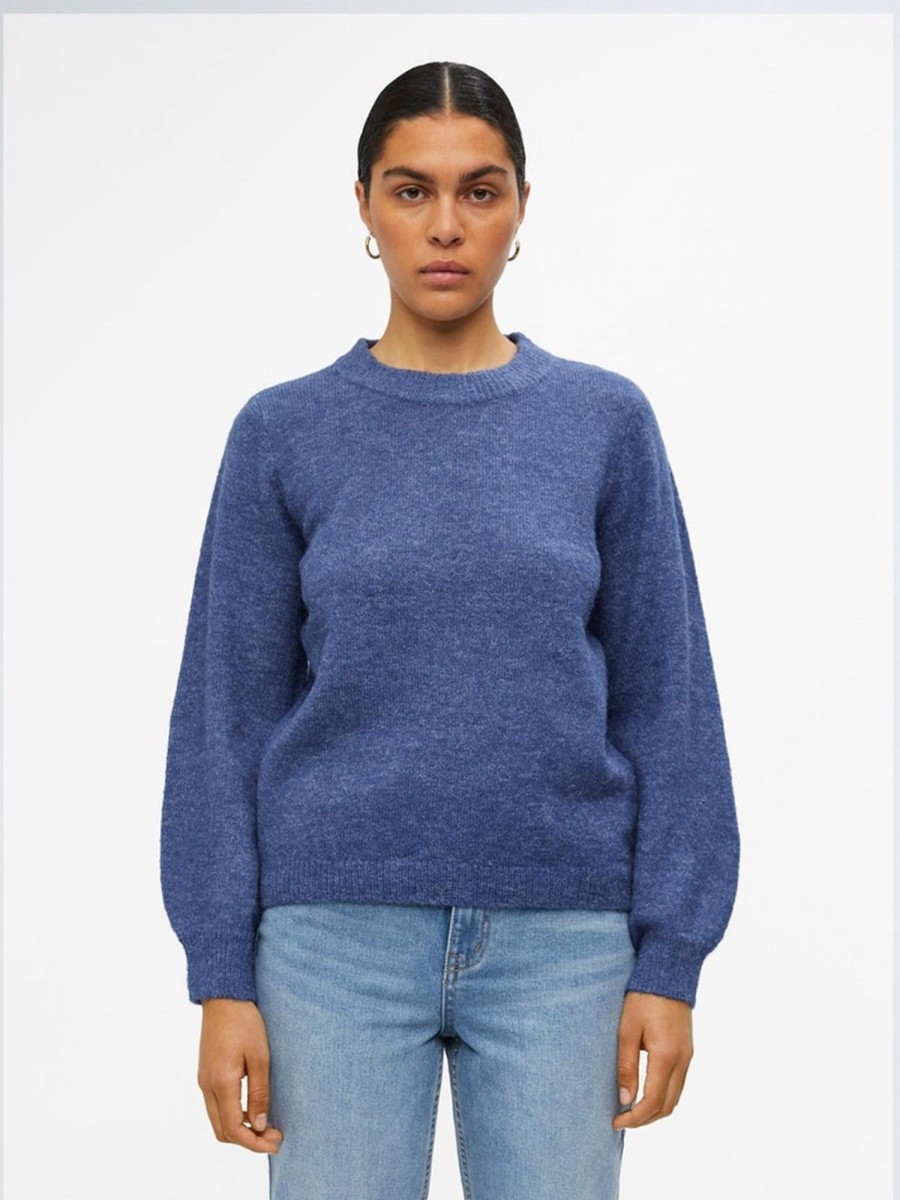 Dame Object Strik | Eve Nonsia Pullover - Bijou Blue