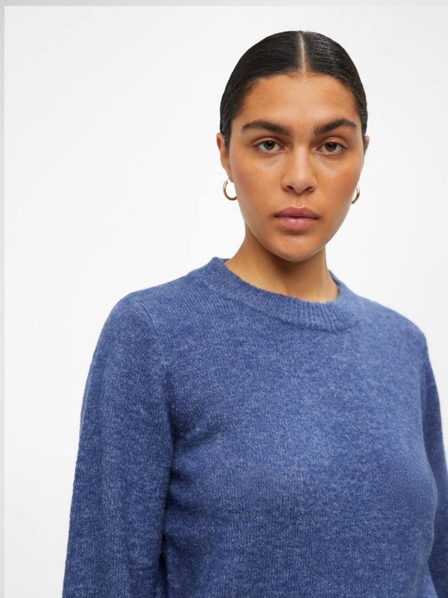 Dame Object Strik | Eve Nonsia Pullover - Bijou Blue