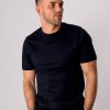 Herre TeeShoppen T-Shirts | Basic T-Shirt - Dark Navy