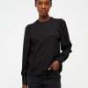 Dame Object Skjorter & Bluser | Caroline Langaermet Top - Sort