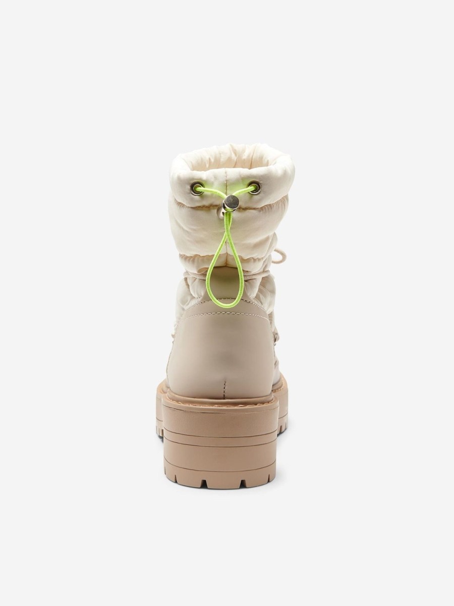 Dame ONLY Sko | Bandie Moon Boots - Hvid