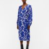 Dame Object Kjoler | Vanja Wrap Kjole - Clematis Blue