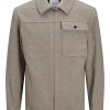 Herre Jack u0026 Jones Jakker & Frakker | Johnson Wool Jacket - Greige Melange