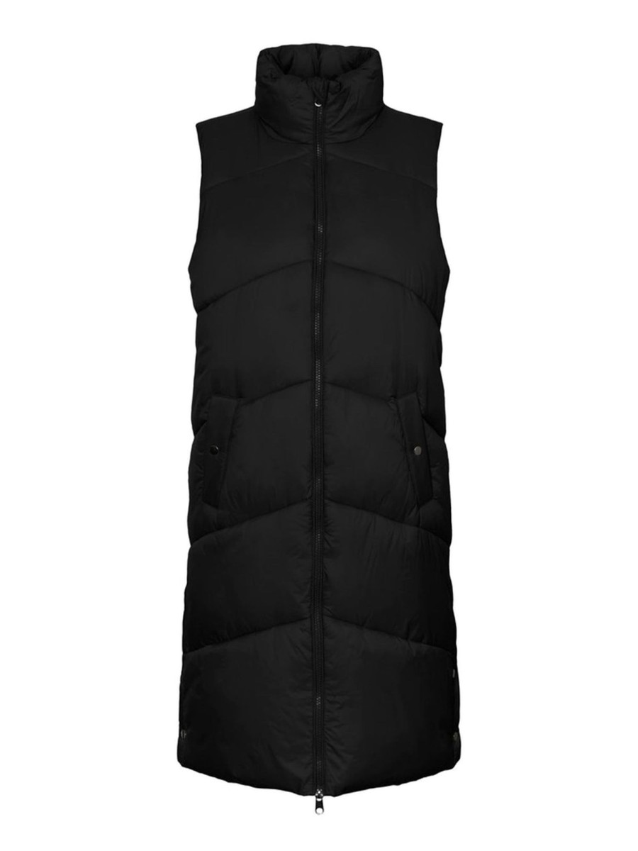 Dame Vero Moda Jakker & Frakker | Uppsala Waistcoat - Sort