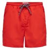 Herre Only u0026 Sons Badeshorts | Badeshorts Med Snore - Rod