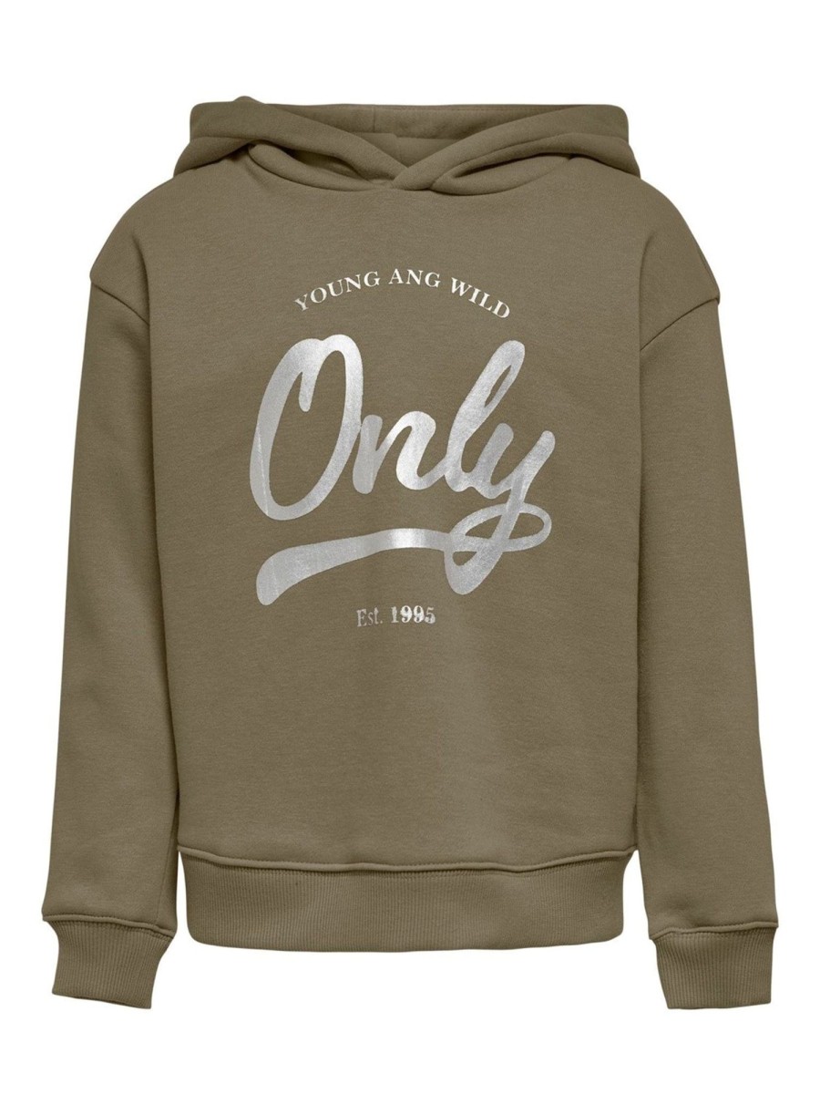 Born Kids Only Trojer | Every Life Logo Hoodie - Dusty Green