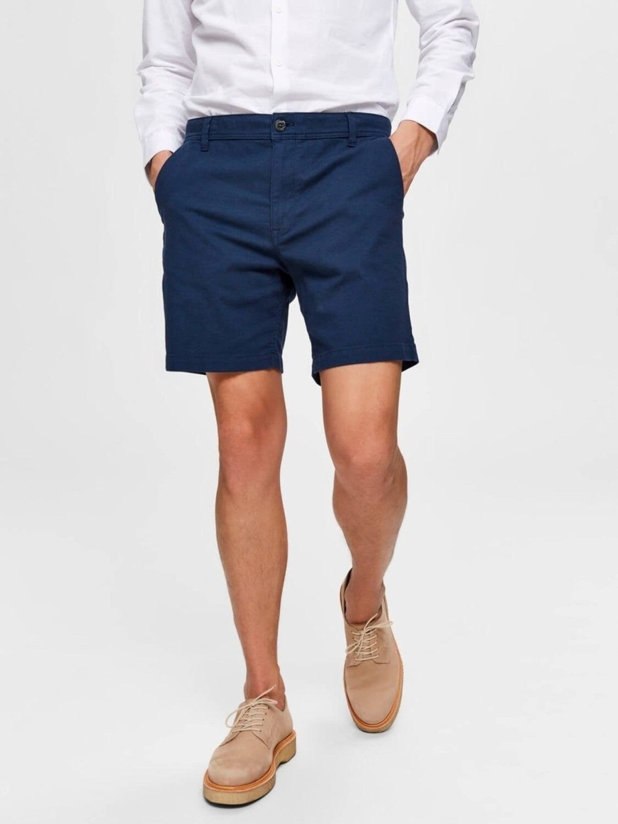 Herre Selected Homme Shorts | Storm Flex Shorts - Bla