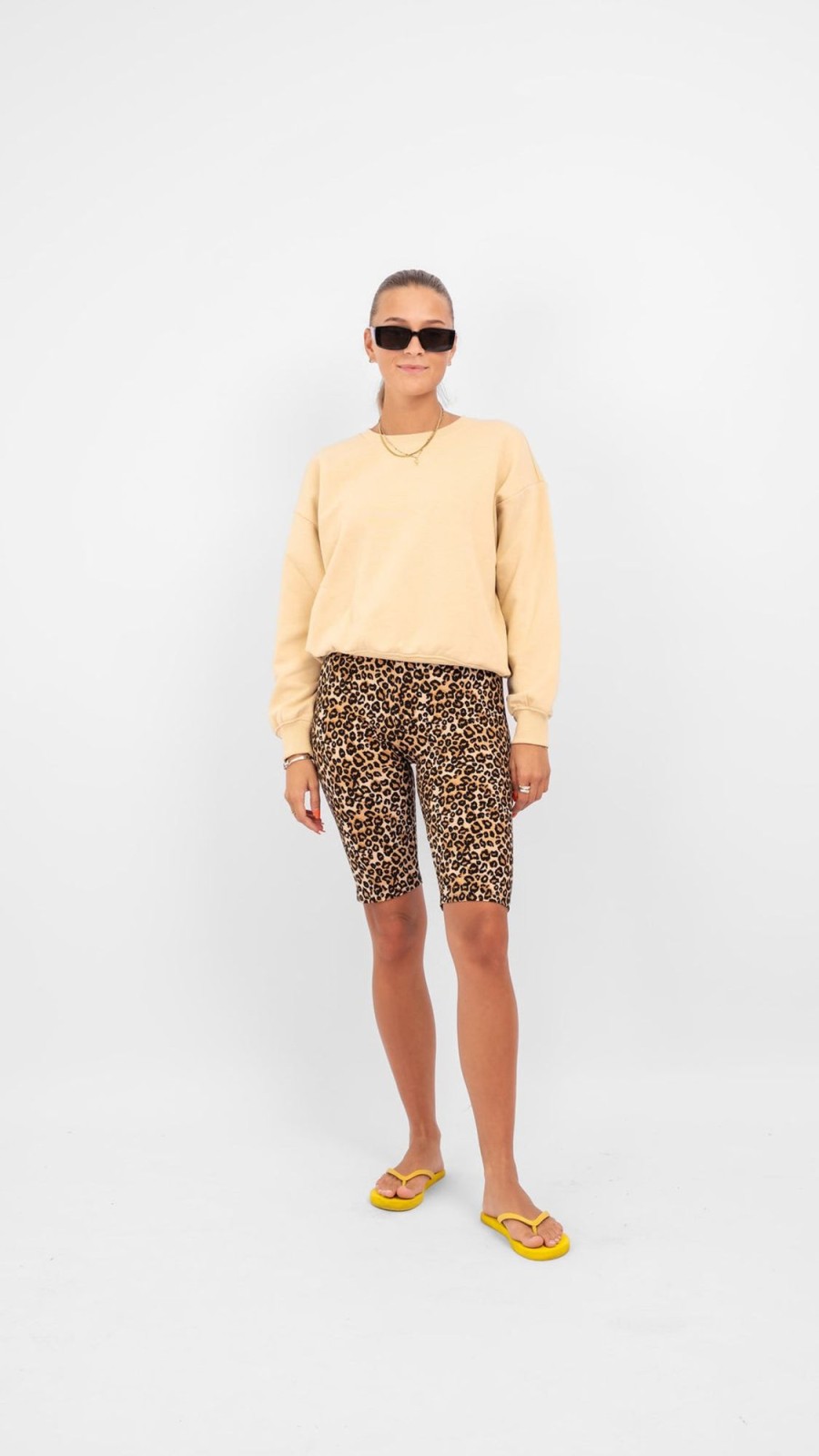 Dame Liberté Shorts | Alma Cykel Shorts - Leopard