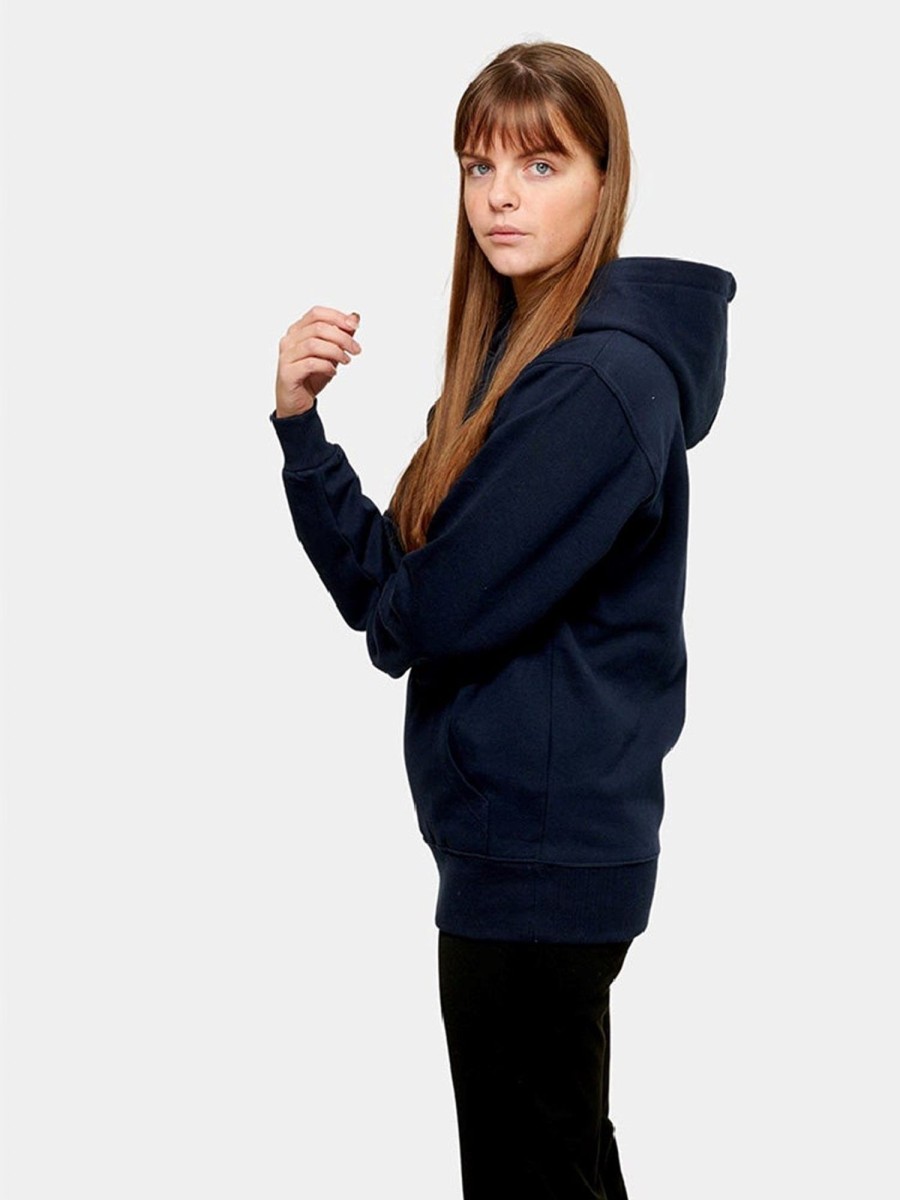 Dame TeeShoppen Trojer | Oversized Hoodie - Navy