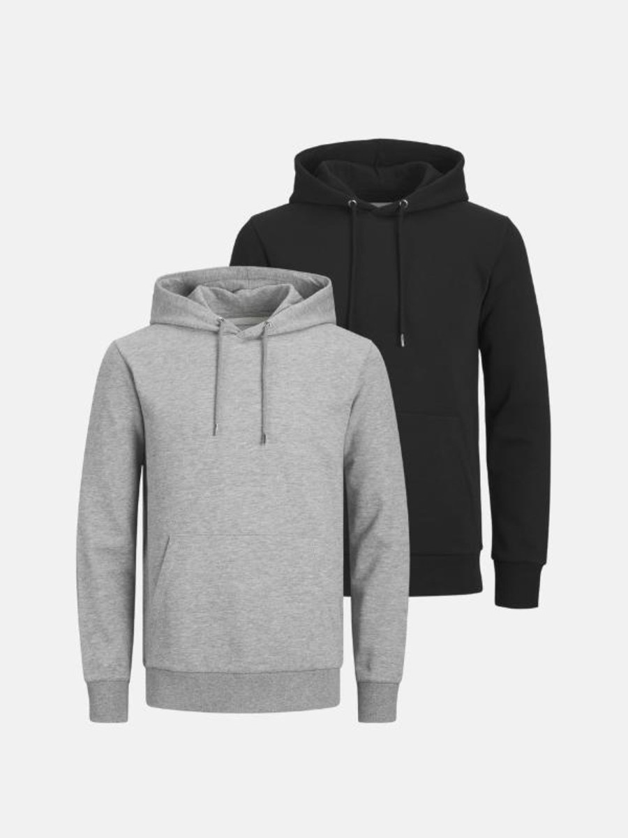 Herre TeeShoppen Trojer | Basic Hoodie Sweat - Pakketilbud (2 Stk.)